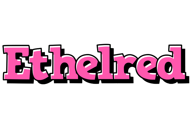 Ethelred girlish logo