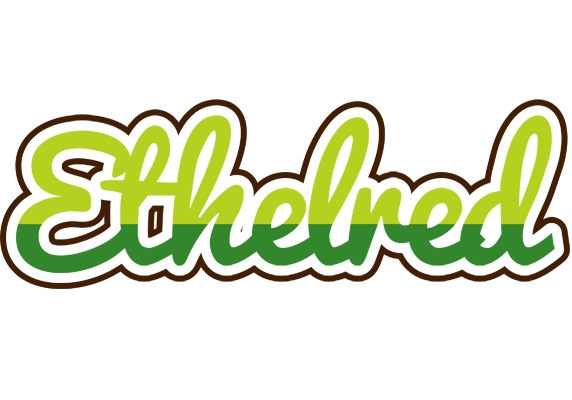 Ethelred golfing logo