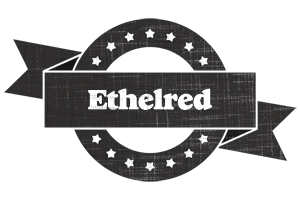 Ethelred grunge logo