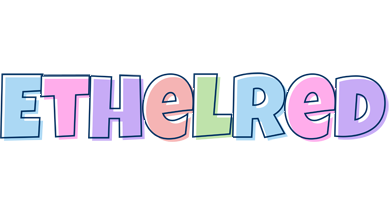 Ethelred pastel logo