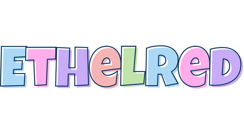 Ethelred pastel logo