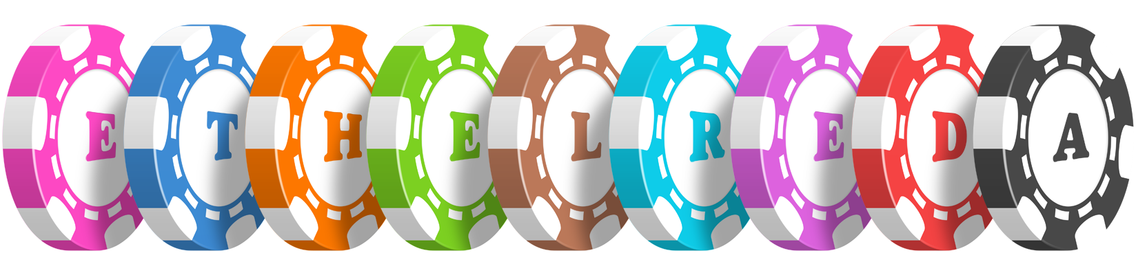 Ethelreda bluffing logo