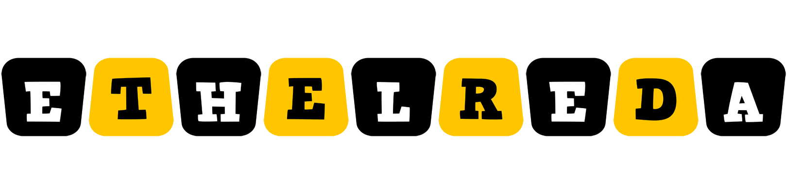 Ethelreda boots logo