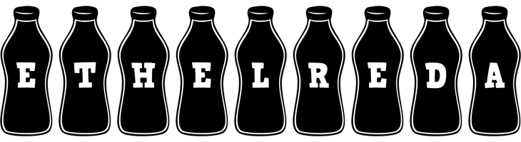 Ethelreda bottle logo