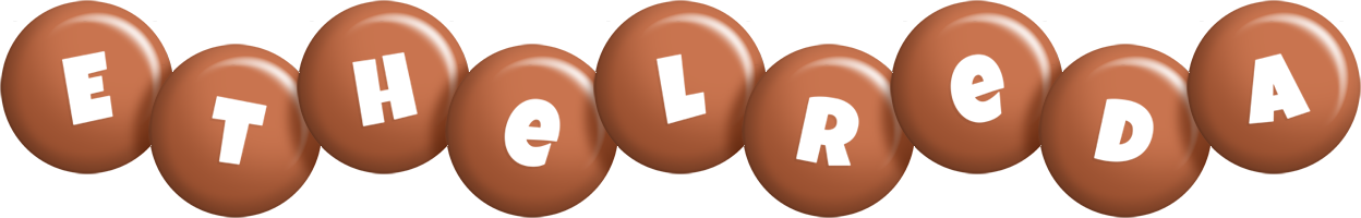 Ethelreda candy-brown logo