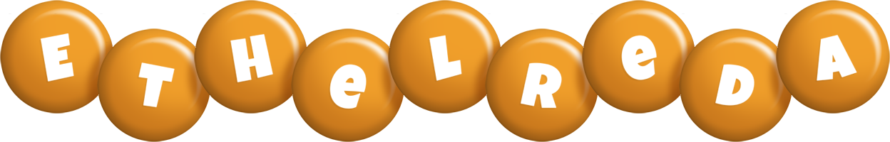 Ethelreda candy-orange logo