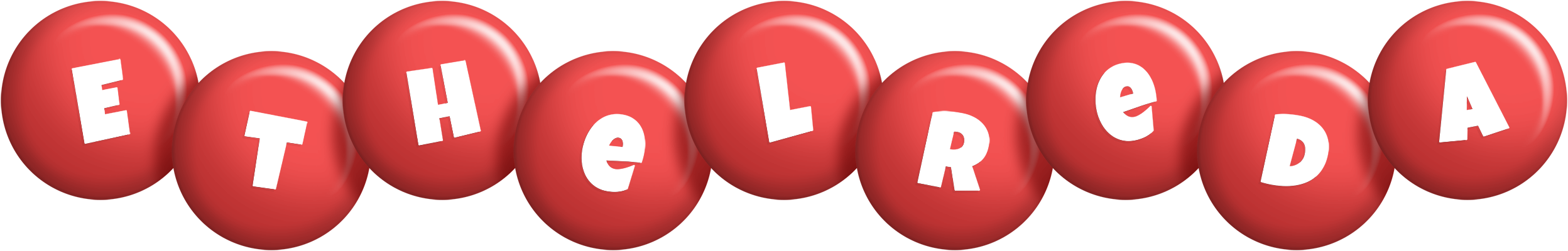 Ethelreda candy-red logo