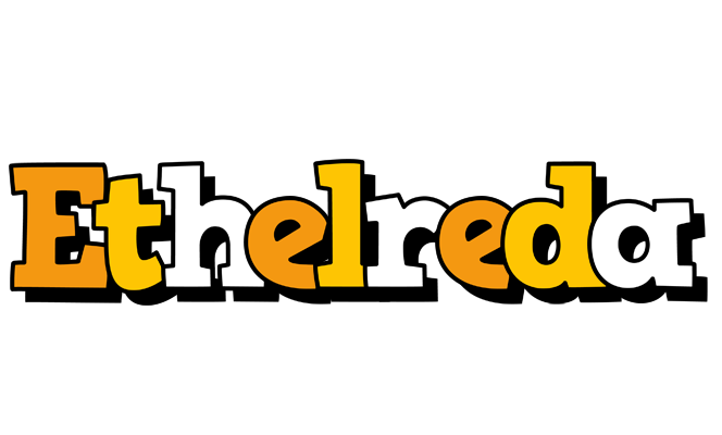 Ethelreda cartoon logo
