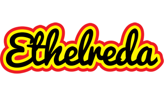 Ethelreda flaming logo