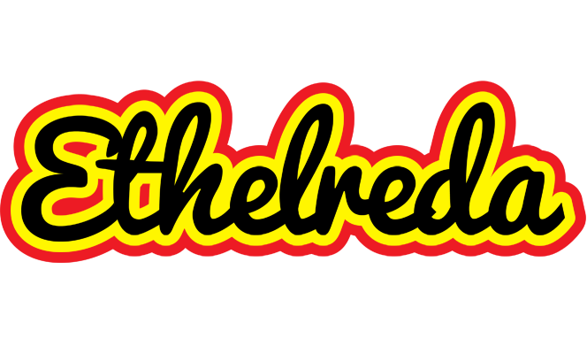 Ethelreda flaming logo