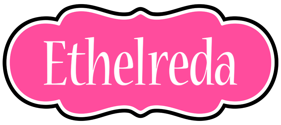 Ethelreda invitation logo