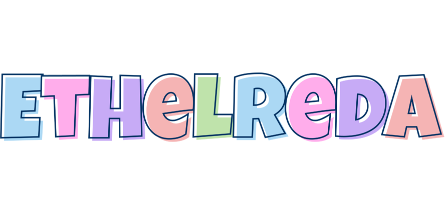 Ethelreda pastel logo