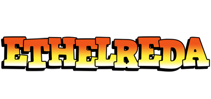 Ethelreda sunset logo