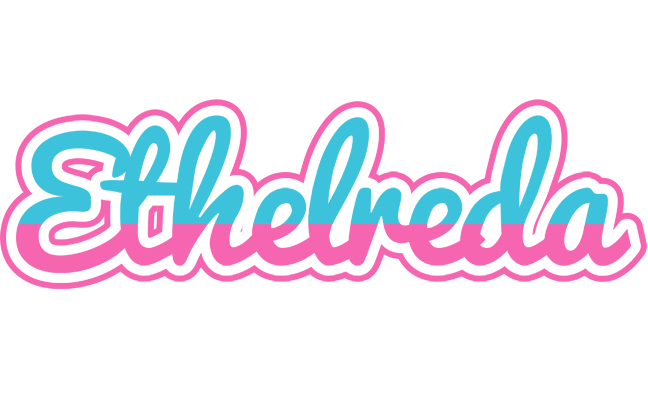Ethelreda woman logo