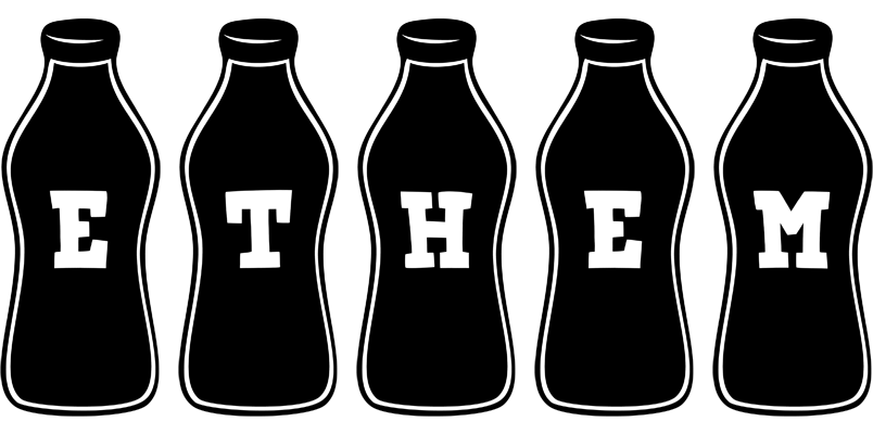 Ethem bottle logo