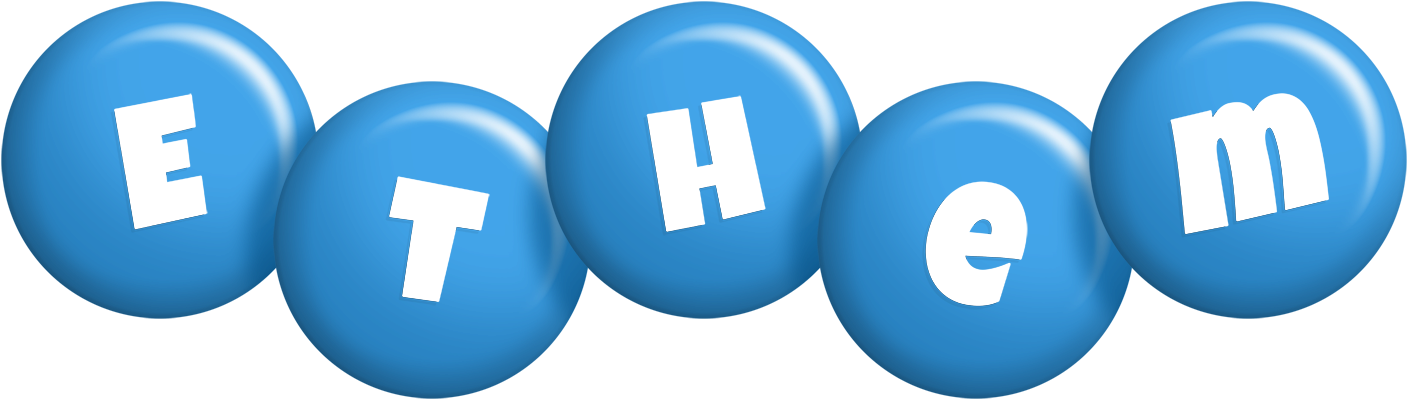 Ethem candy-blue logo