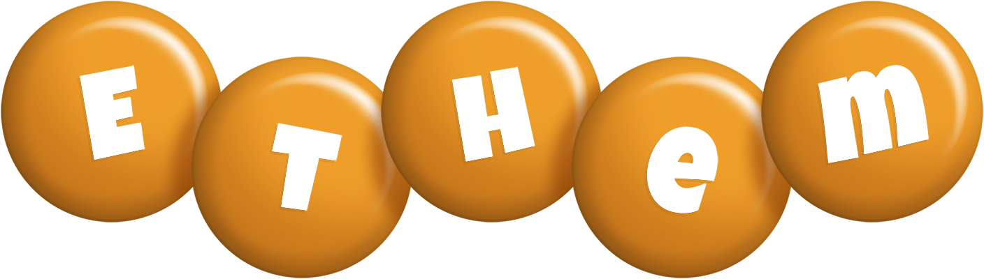 Ethem candy-orange logo