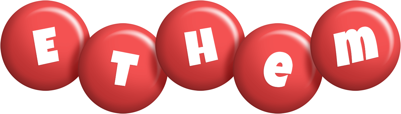 Ethem candy-red logo
