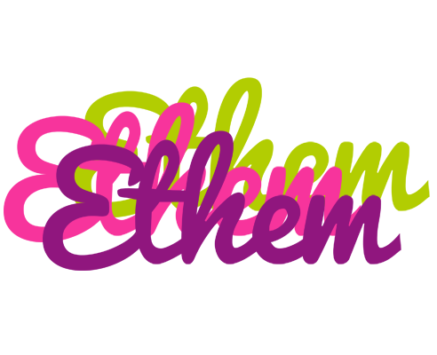 Ethem flowers logo