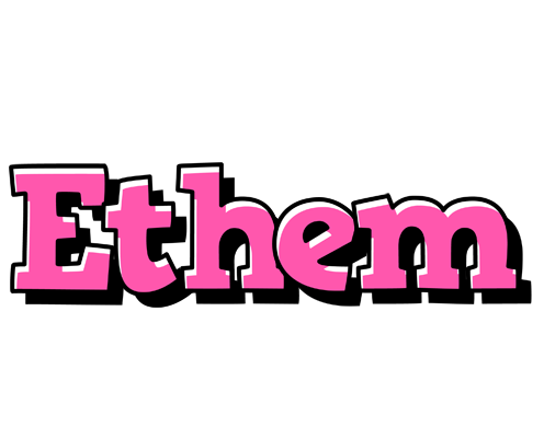 Ethem girlish logo