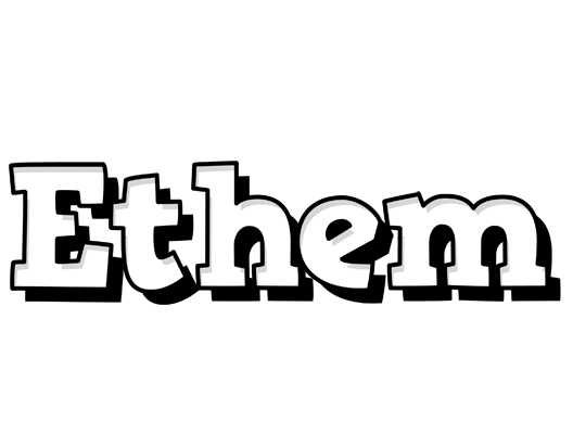 Ethem snowing logo