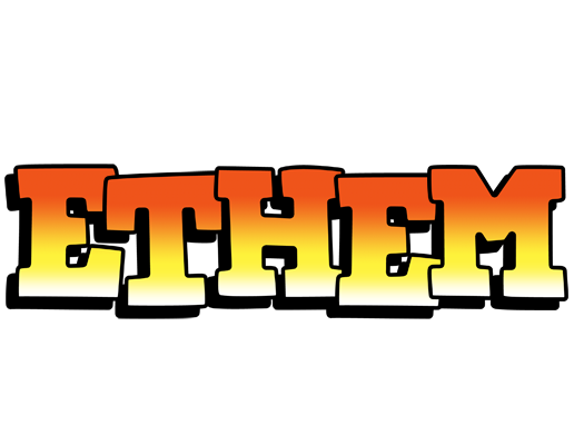 Ethem sunset logo