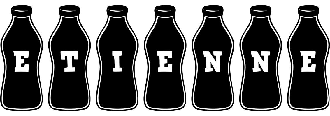 Etienne bottle logo