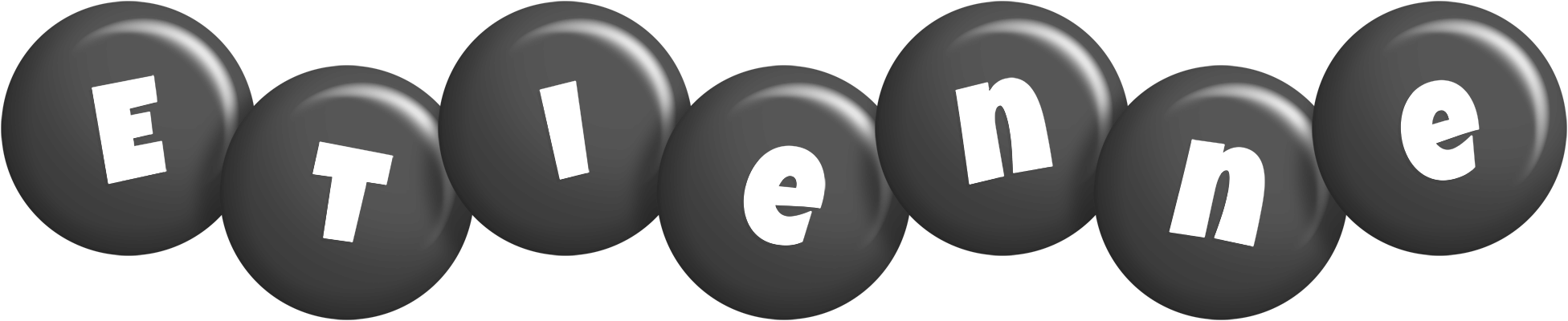 Etienne candy-black logo