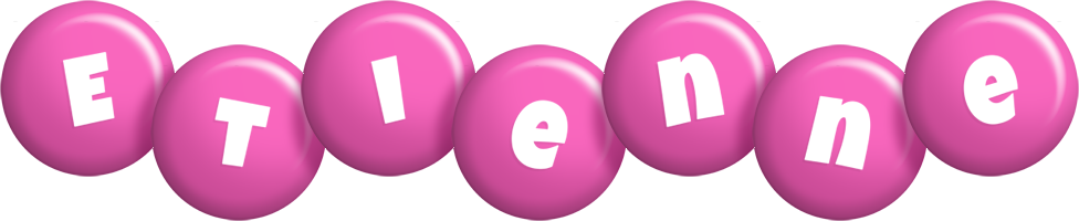 Etienne candy-pink logo