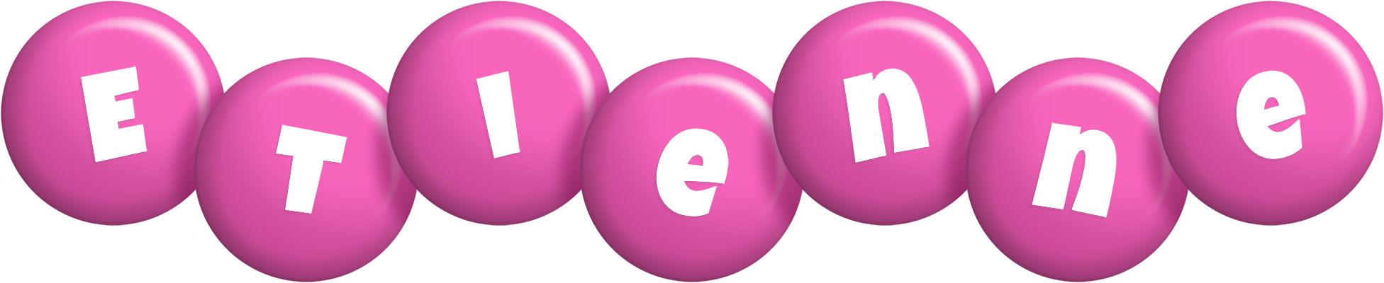 Etienne candy-pink logo
