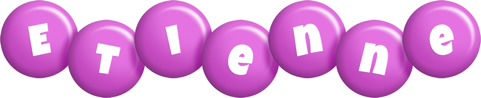 Etienne candy-purple logo