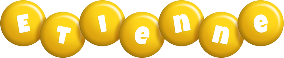 Etienne candy-yellow logo