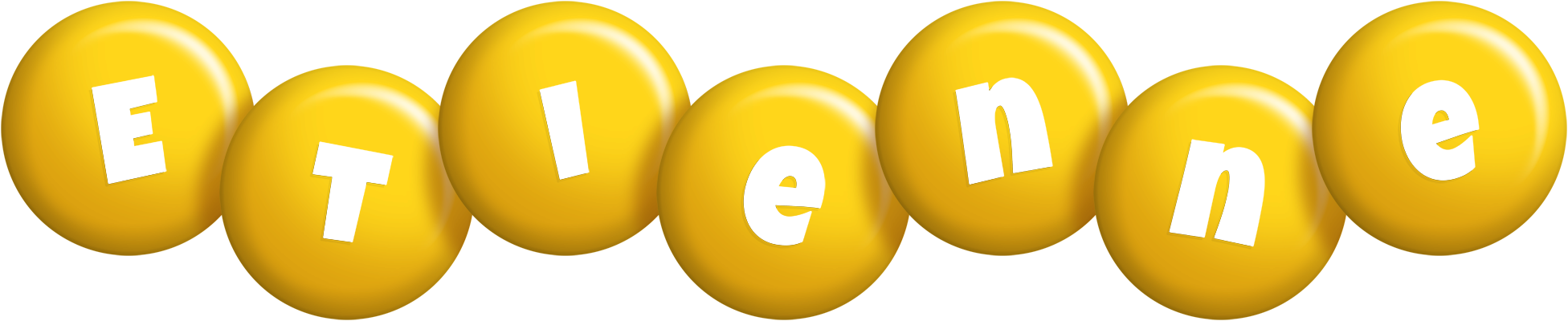 Etienne candy-yellow logo