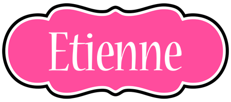 Etienne invitation logo