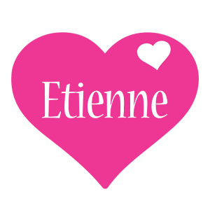 Etienne love-heart logo