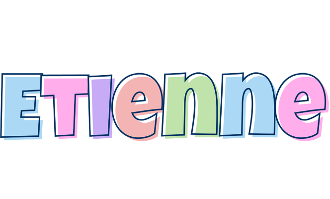 Etienne pastel logo