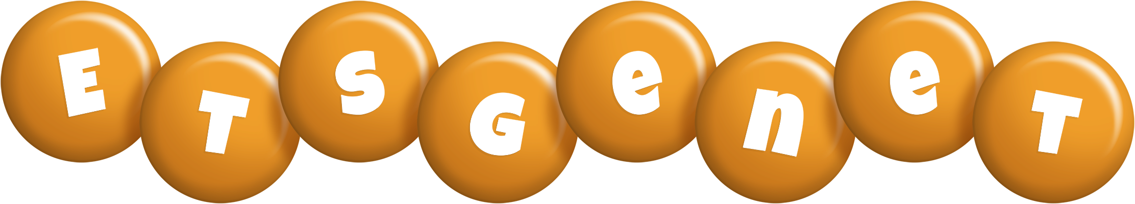 Etsgenet candy-orange logo