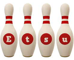 Etsu bowling-pin logo