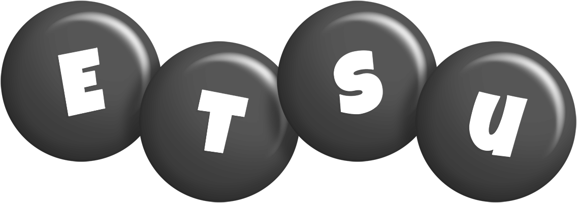 Etsu candy-black logo