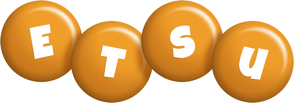 Etsu candy-orange logo