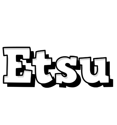 Etsu snowing logo