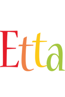 Etta birthday logo