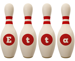 Etta bowling-pin logo