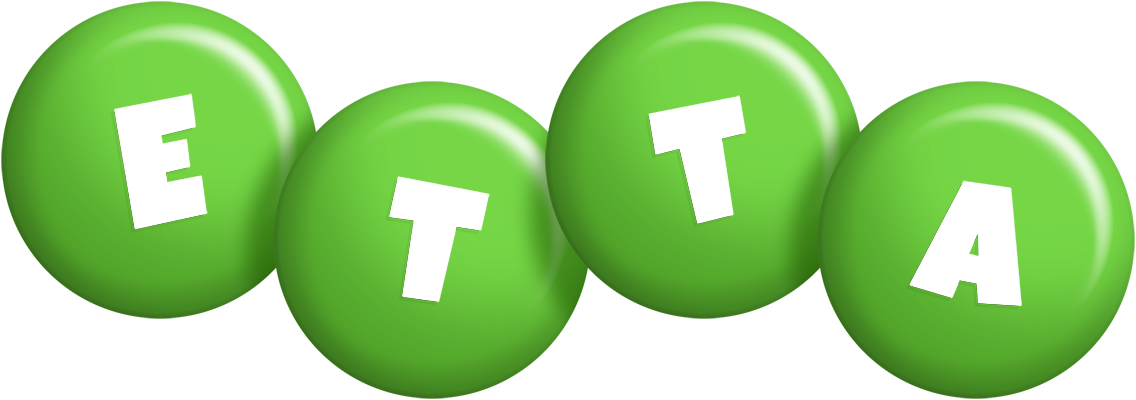 Etta candy-green logo