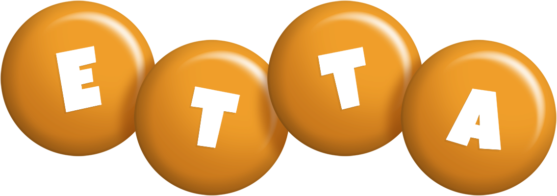 Etta candy-orange logo
