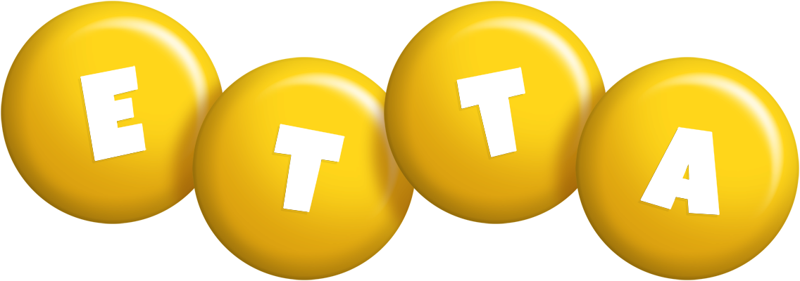 Etta candy-yellow logo