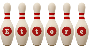 Ettore bowling-pin logo