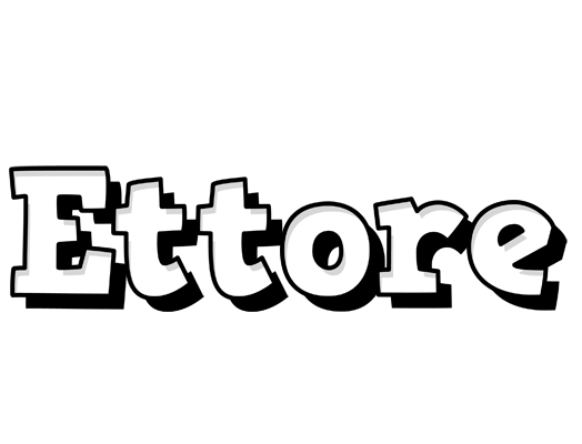 Ettore snowing logo