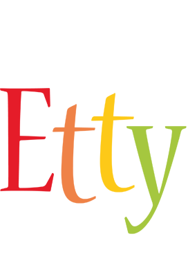 Etty birthday logo