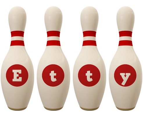 Etty bowling-pin logo